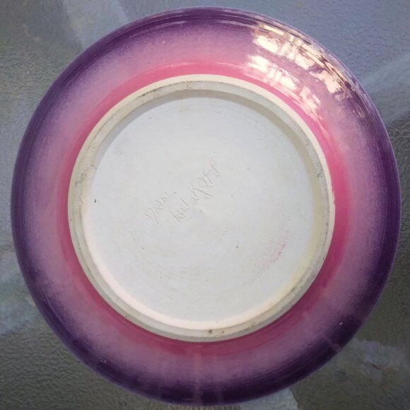 Beautiful Dan Tolkoff Original Art Pottery Hand Embellished Decorative Hand Thro - Picture 9 of 16